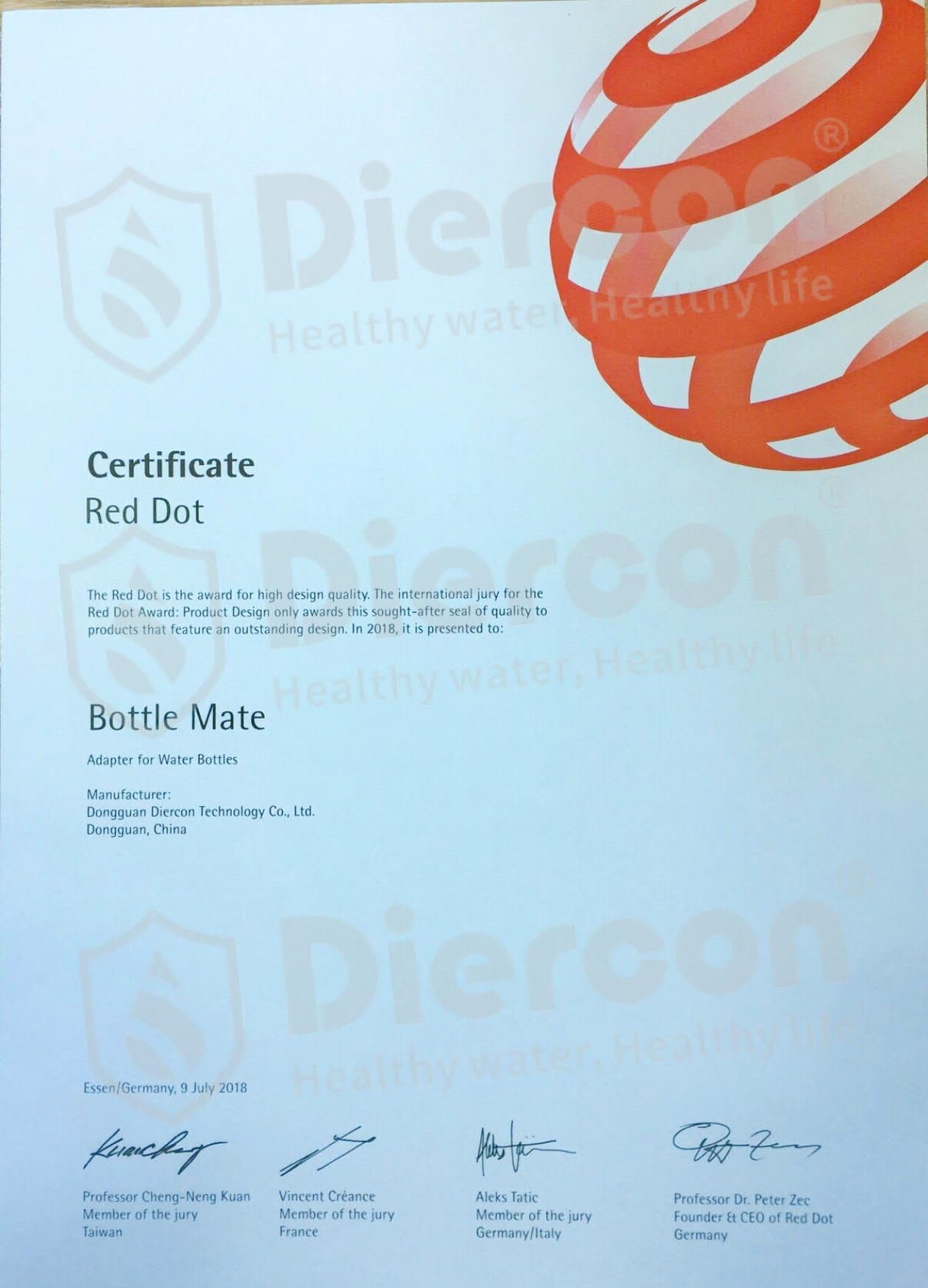 Red Dot Award 2018